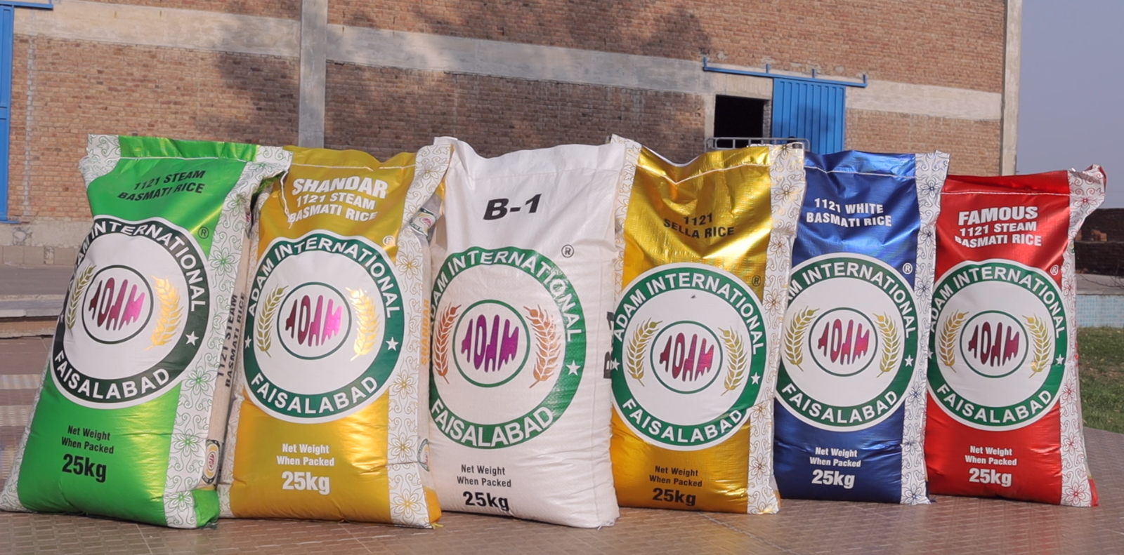 Double steam rice price Pakistan Adam Rice Mills 10kg 25kg
